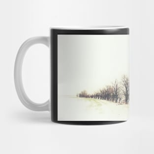 A Snowy Line Up Mug